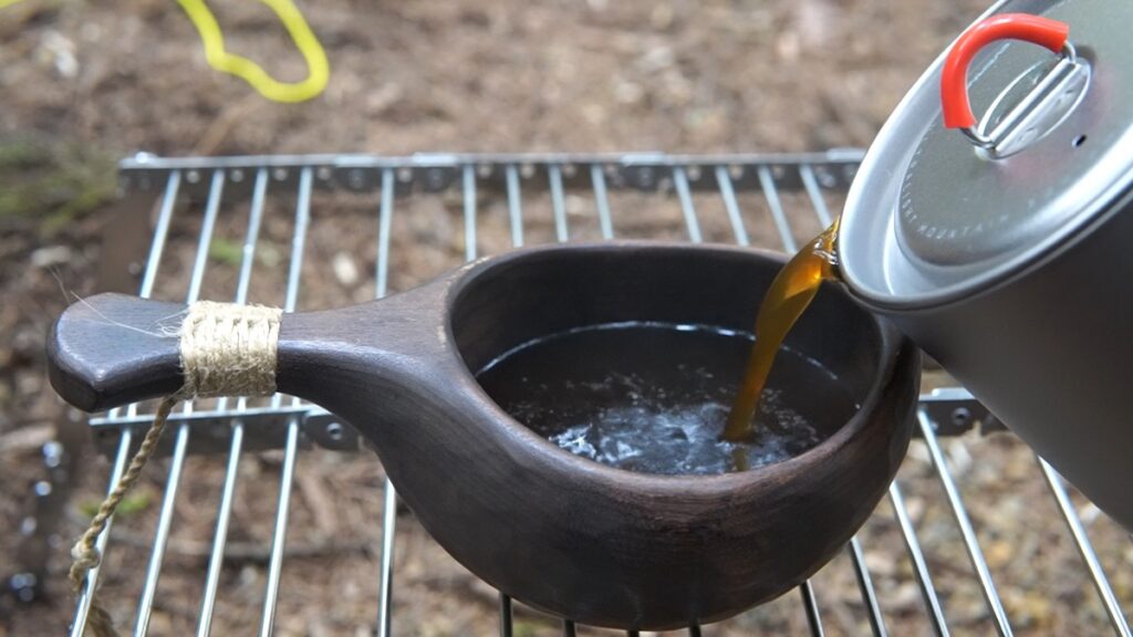 ULキャンプ登山【スノーピーク】チタンマグ湯沸しセット コーヒー 