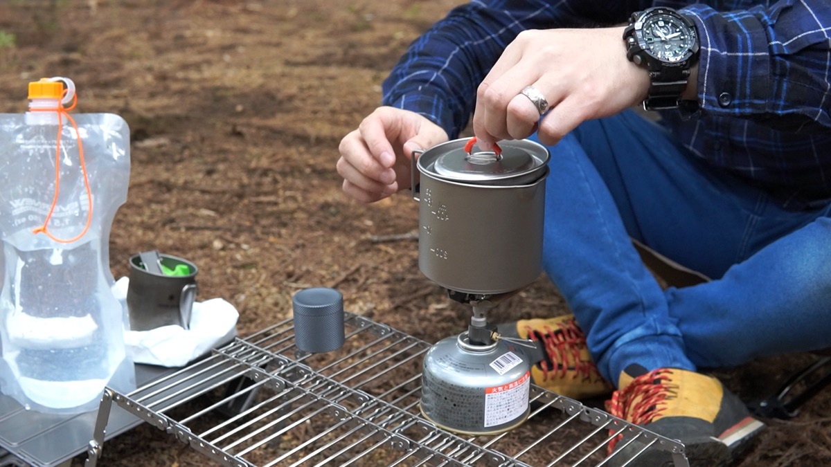 登山やULハイカーの定番！世界最軽量クラスのチタンクッカー_ 